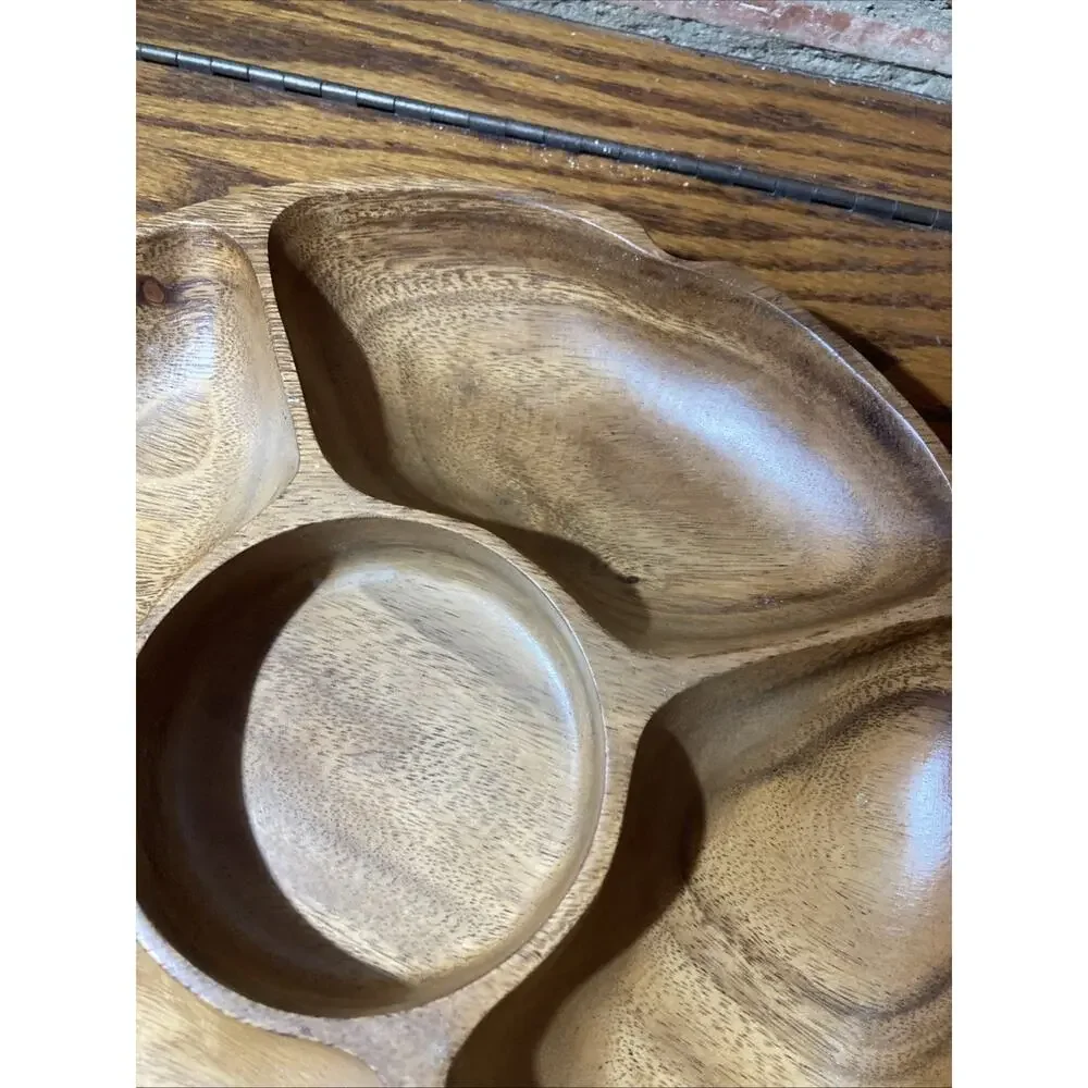 Mountainwoods Chip and Dip Tray, Acacia Wood